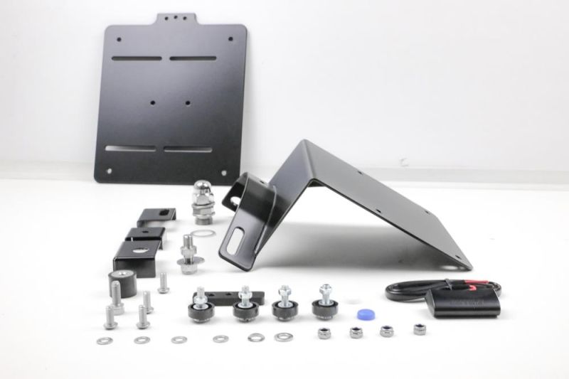 BMW R65 R80 R100 Monolver Twinshock license plate holder at the side with TÃœV certificate