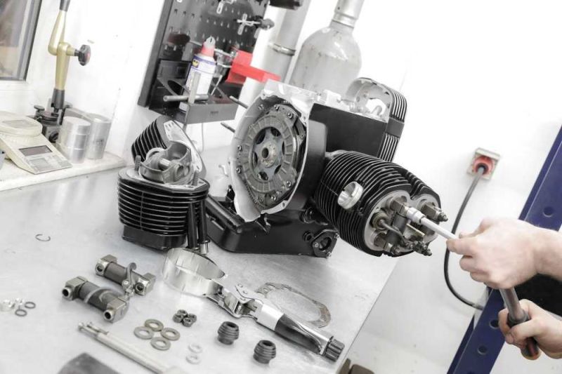 BMW R65 engine part overhaul incl. unleaded rebuild and parts package