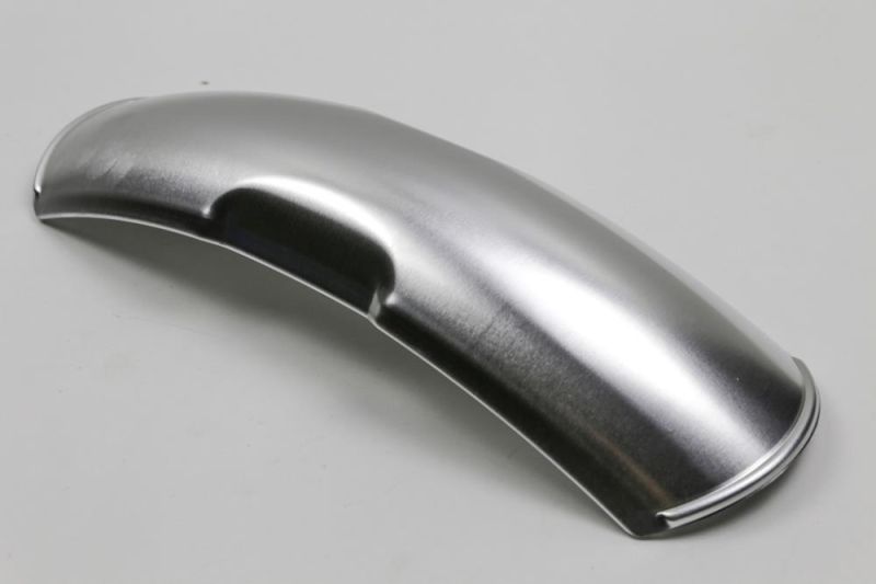 BMW two-valve aluminium front fender, mounting under fork stabilizer, length 380mm, width 114mm