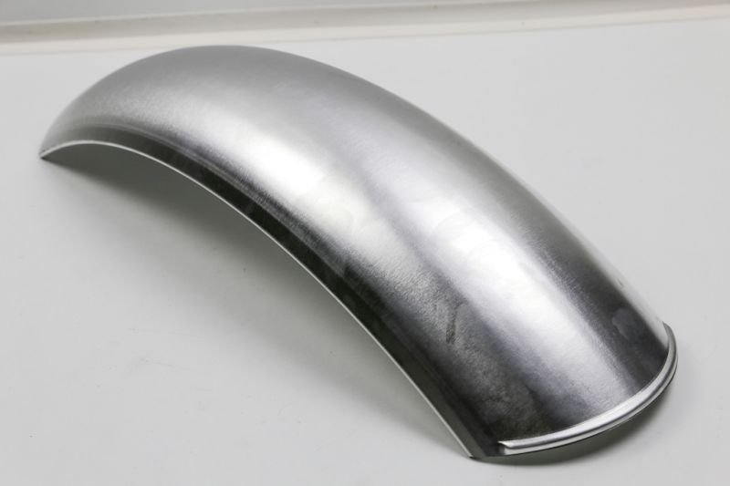 Aluminium rear fender length over back 520mm, width 145mm