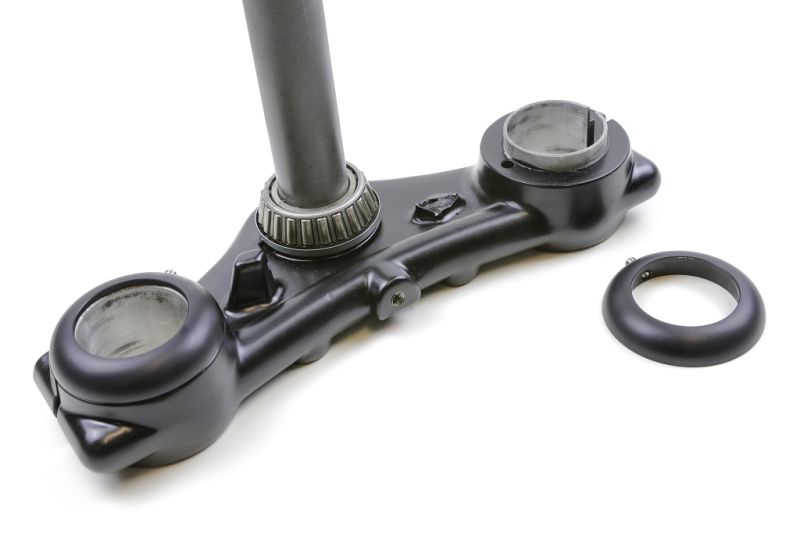 BMW R45 fork cover pair for lower original triple clamp black
