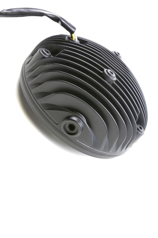 LED Hauptscheinwerfer 6 1/2 Zoll seitliche Befestigung schwarz