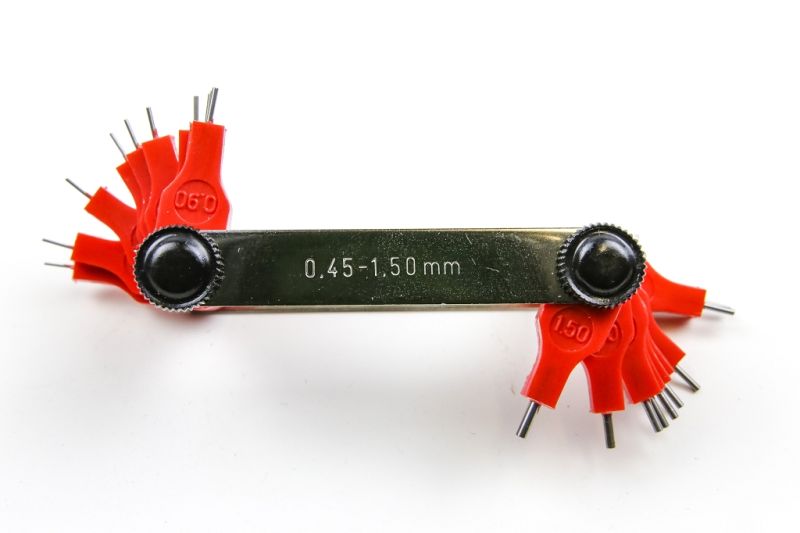 Düsenlehren-Satz 0,45mm bis 1,50mm