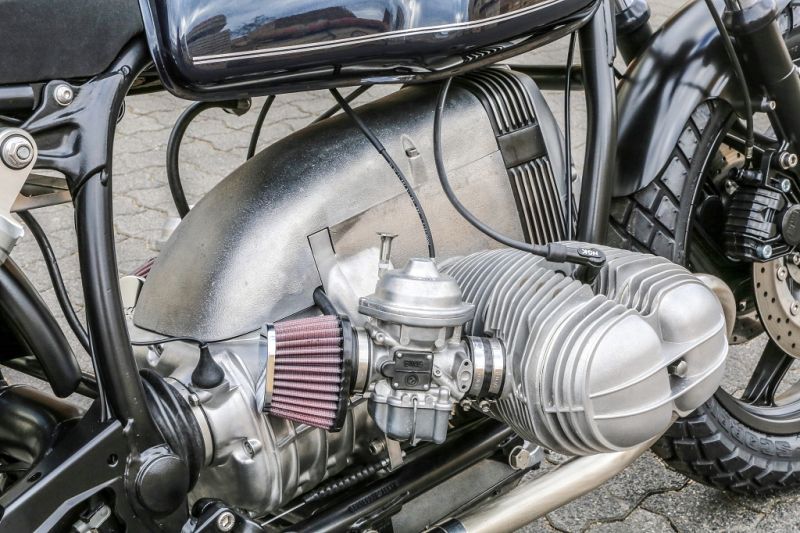 BMW R65 R80 R100 Aluguss Anlasserhaube lang