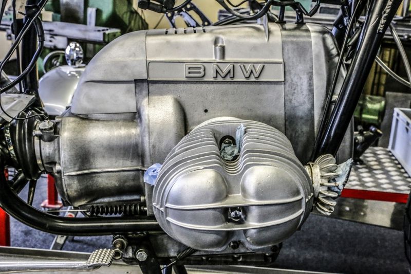 BMW R65 R80 R100 Aluguss Motorhaube kurz