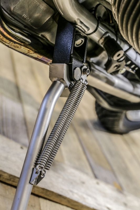 Seitenständer aus Edelstahl für BMW Paralever Modelle