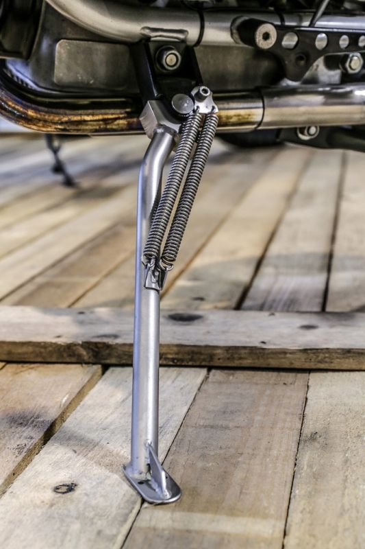 Seitenständer aus Edelstahl für BMW Paralever Modelle