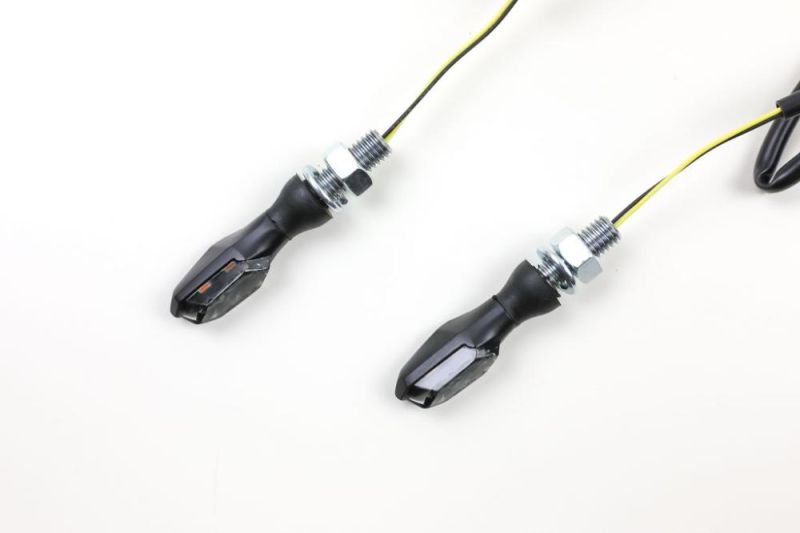 LED Blinker Sonic getöntes Glas schwarz