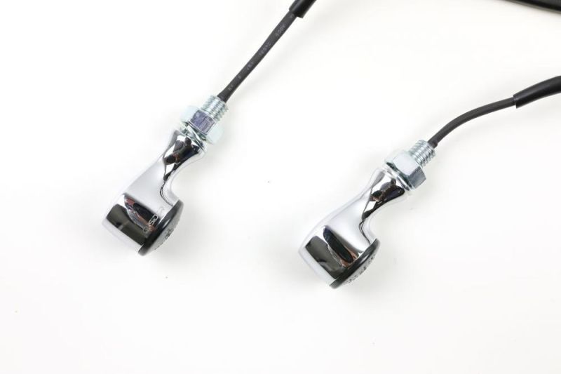 3-1  LED Rück-, Bremslicht, Blinker, Apollo Classic Alugehäuse, getöntes Glas, chrom