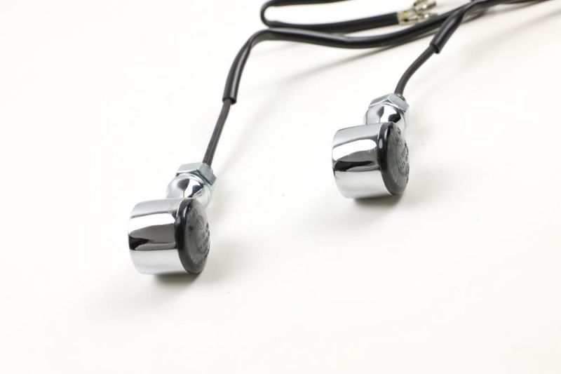 3-1  LED Rück-, Bremslicht, Blinker, Apollo Classic Alugehäuse, getöntes Glas, chrom