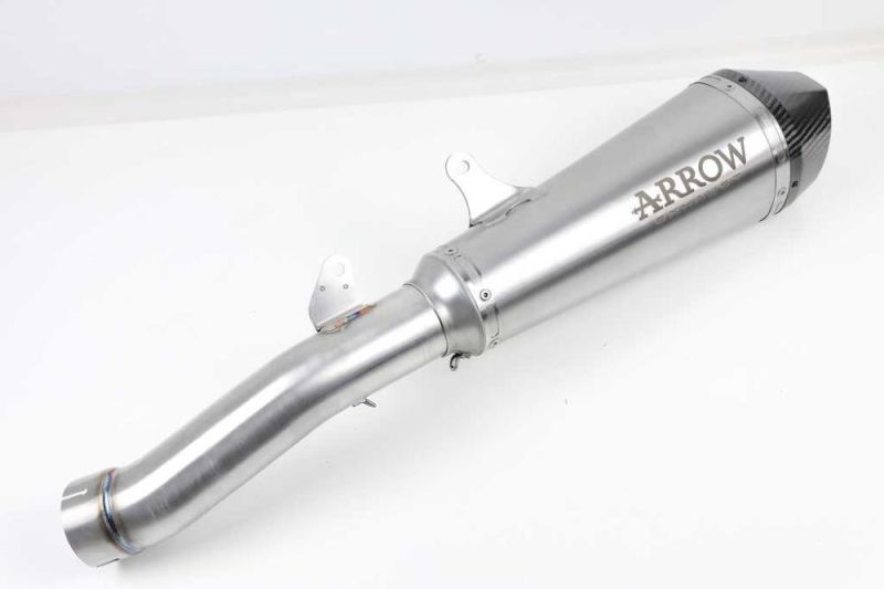BMW R nineT 14-20 exhaust Arrow X-Kone Slip on with ABE deep mounting