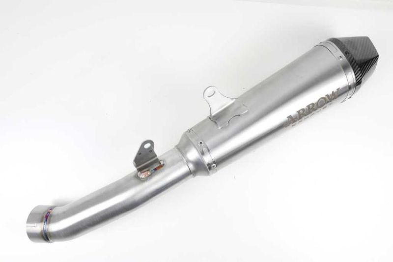 BMW R nineT 14-20 exhaust Arrow X-Kone Slip on with ABE deep mounting