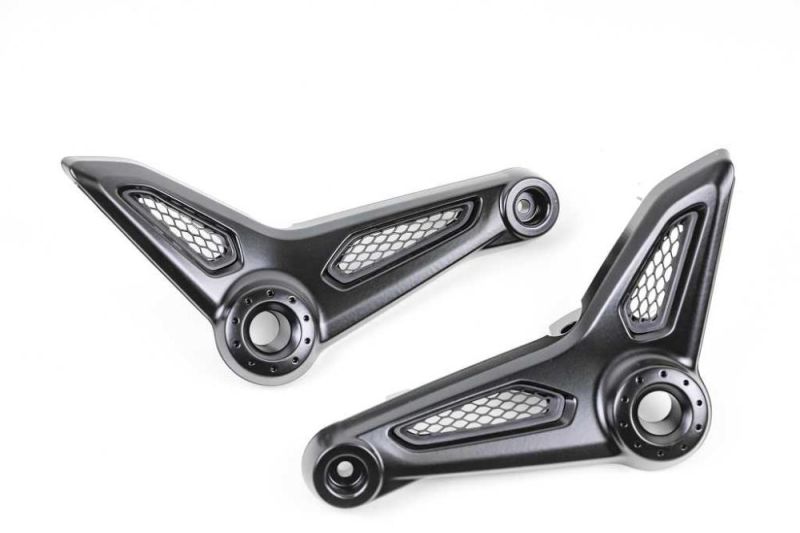 Powder coating of the two frame triangles (pair) in black for R nineT