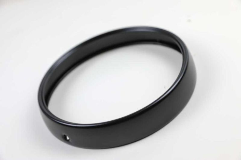 Powder coating of the lamp ring in black for RnineT