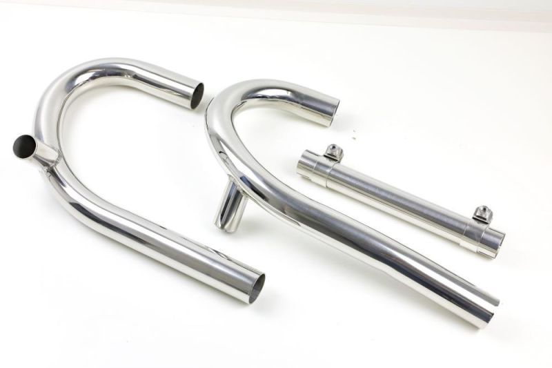 BMW R65 R80 R100 Monolver without oil cooler stainless steel manifold with interference tube