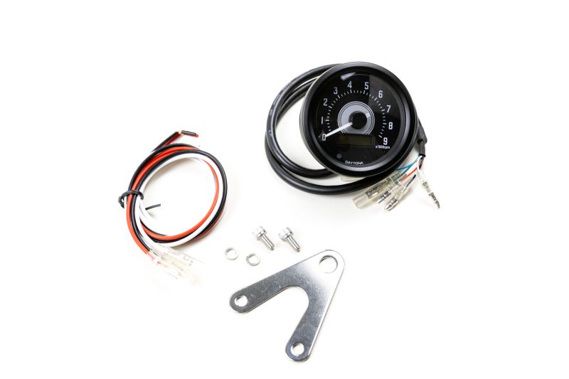 Daytona Velona 60 tachometer 9000rpm, black