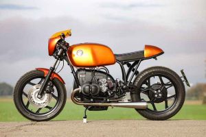 BMW Cafe Racer SE Concept Bike beaming orange