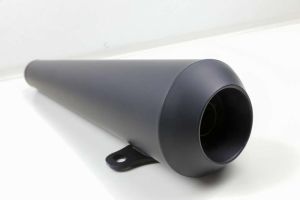 Auspuff Endschalldämpfer schwarz matt keramikbeschichten