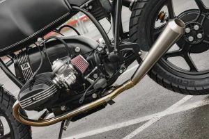 BMW R65 R80 R100 Monolever 2-1 exhaust highly slip on with ABE