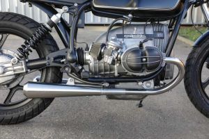 BMW R65 R80 R100 Monolever Bobber 2-2 Slipon Auspuffanlage mit ABE