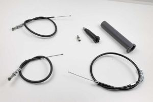 Throttle cable set for SE handlebar switch cast aluminum in 3 lengths, suitable for our SE handlebars