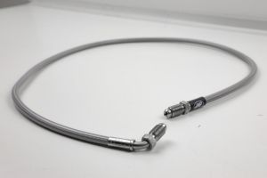 BMW GS Modelle mit SE Bremszylinder Bremsleitung Stahlflex 890mm transparent