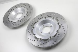 BMW K75 K100 2V brake disc set Sport non-floating with ABE