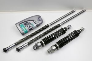 Fahrwerk-Kit  Gabeldämpfungssystem + Gasdruckdämpfer 330mm +/-5mm