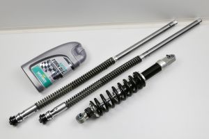 Fahrwerk-Kit  Gabeldämpfungssystem + Gasdruckdämpfer 410mm