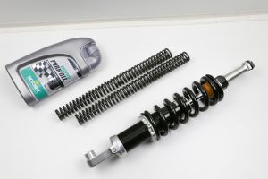 Fahrwerk-Kit  Gabelfedern + Gasdruckdämpfer 475mm