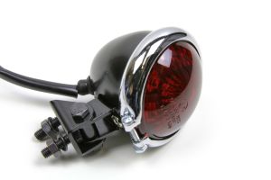 Rücklicht BATES STYLE schwarz mit Chromring