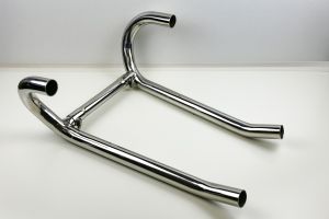 BMW R60 R75 R80 R90 R100 Twinshock Krümmer 38mm mit Interferenzrohr