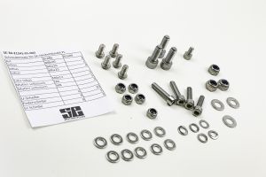 Stainless steel screw set for SE rear conversion kit BMW Paralever