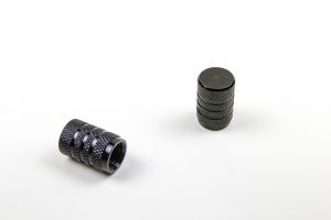 Ventilkappe aus Auminium schwarz eloxiert