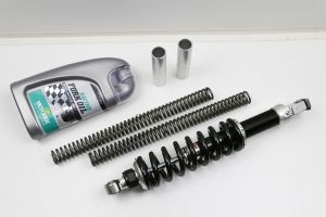 Fahrwerk-Kit  Gabelfedern + Gasdruckdämpfer 410mm