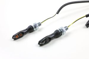 LED Blinker Sonic getöntes Glas schwarz