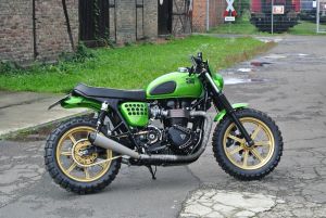 Triumph scrambler customizing