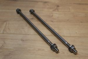 BMW R80 R100 Edelstahl Motorachsen Satz